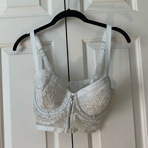 Victoria secret Bra/lingerie white top